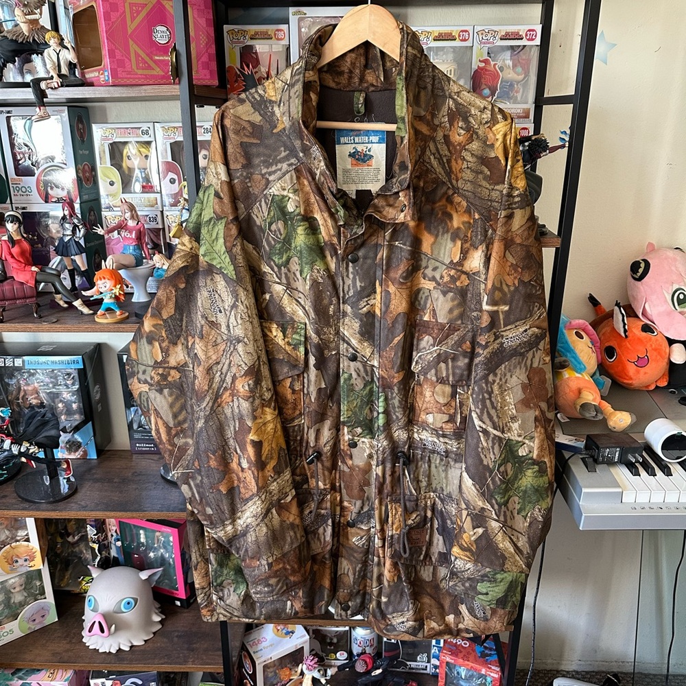 Vintage Walls Water-Pruf Camo Chore Field Hunting Jacket 2XL Regular Waterproof